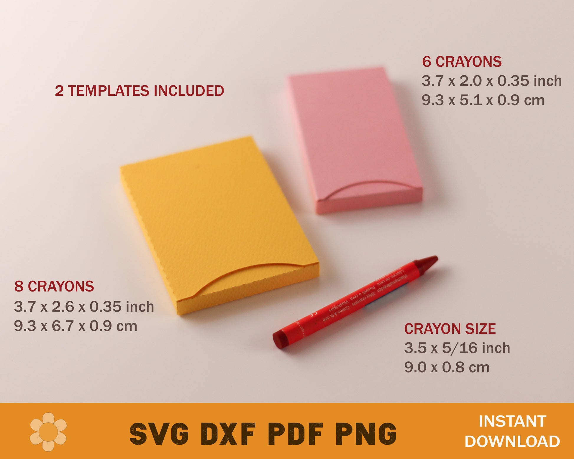 Crayon Box SVG file Instant Download