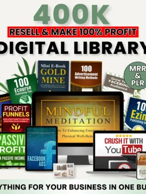 400K+ Digital Products Bundle | PLR & MRR Resell Rights | Ready-to-Sell Passive Income Digital Assets