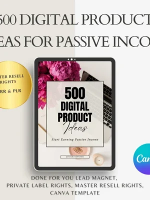 Digital Marketing Bundle | Resell Digital Products | Aesthetic Faceless Videos | PLR | MRR Faceless Products | Passive Income | Done For You